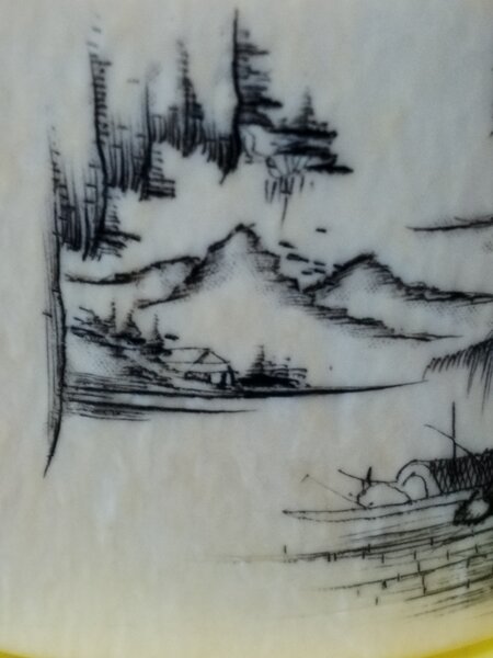 Bratara decorativa din fildes natural, China anul 1959